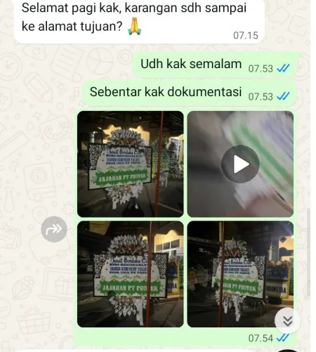 Pengiriman Papan Bunga Selamat Bintaro Sektor 7