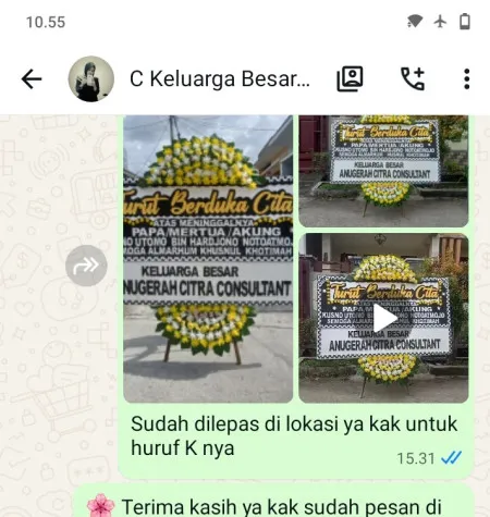 Pengiriman Papan Bunga Duka Bintaro Sektor 7