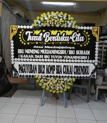 Papan Bunga di Bintaro Sektor 7
